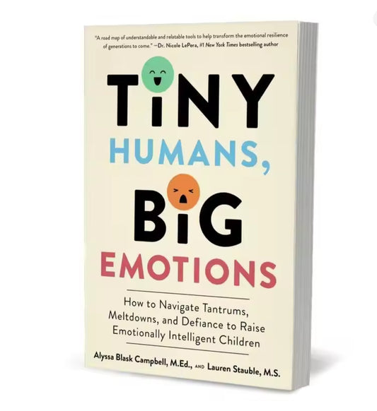 Tiny Humans, Big Emotions: How to Navigate Tantrums, Meltdowns, and Defiance to Raise Emotionally Intelligent Children Paperback
